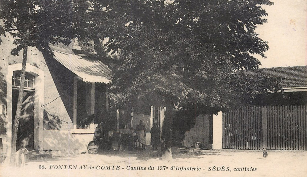 137e d'Infanterie - Cantine - Sédès cantinier