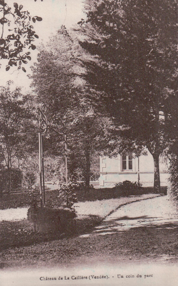Château de La Caillère - Un coin du parc
