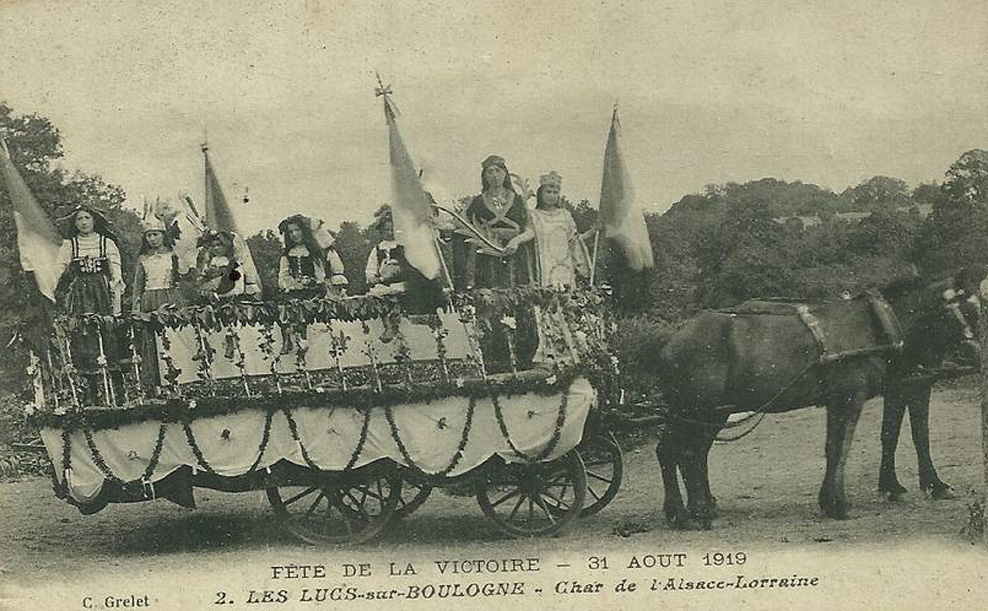 Fête de la Victoire - Char de l'Alsace-Lorraine