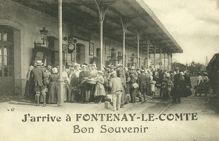 J'arrive à Fontenay le Comte