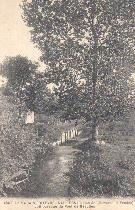 Joli paysage du Pont de Beaulieu