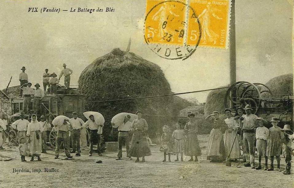 Le Battage des Blés