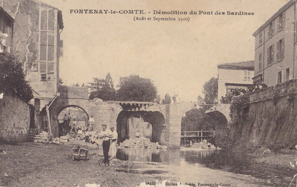 Le Pont des Sardines - Démolition Août et Septembre 1910