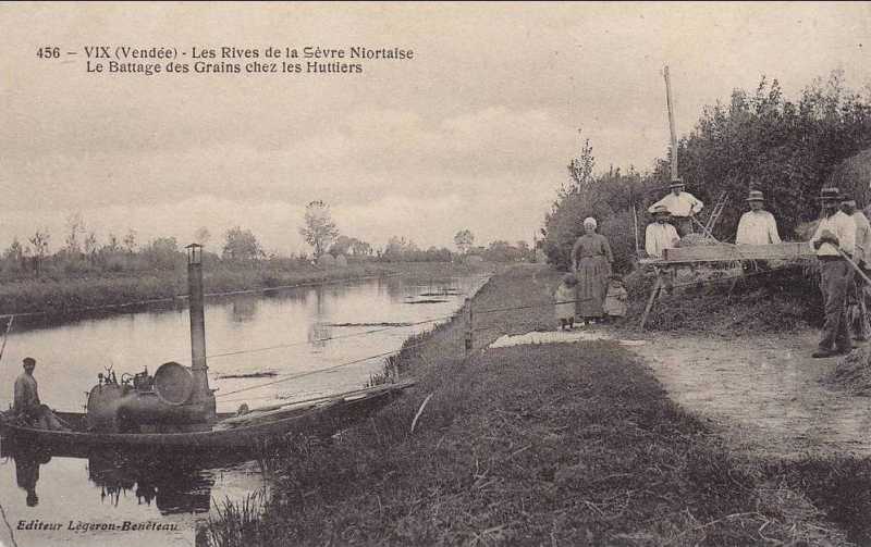 Le battage des grains