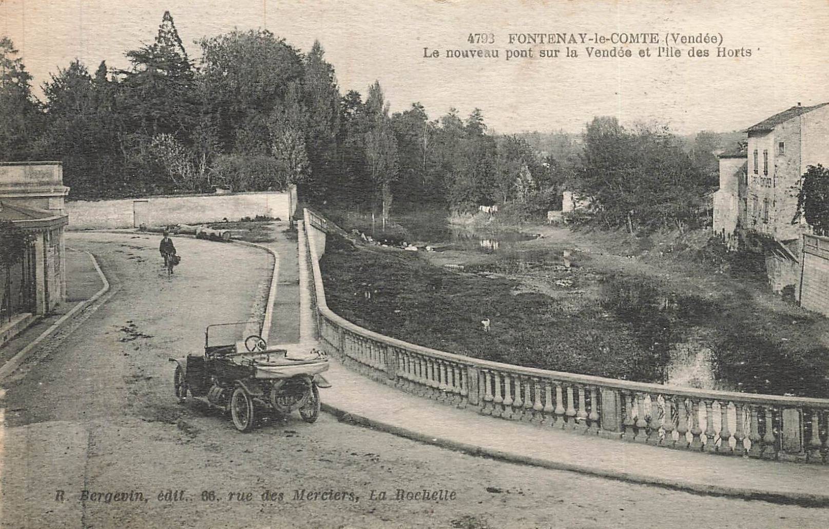 Le nouveau pont sur la Vendée et l'île des Horts