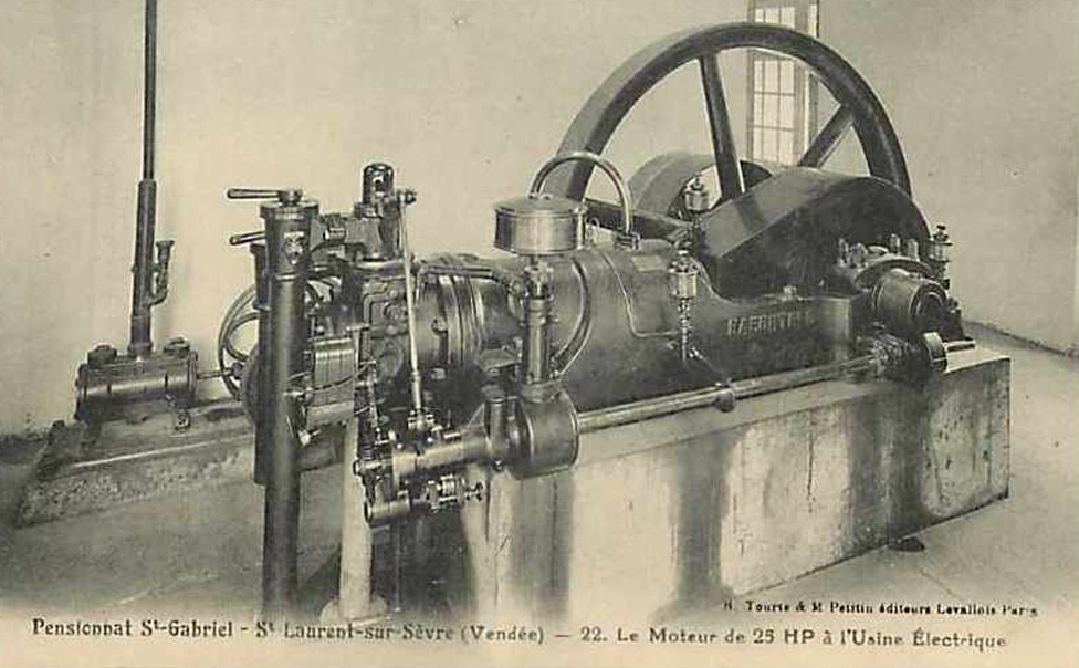 Pensionnat St-Gabriel - Le Moteur à l'Usine Electrique