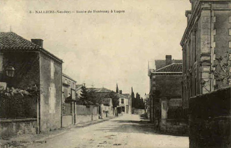Route de Fontenay à Luçon