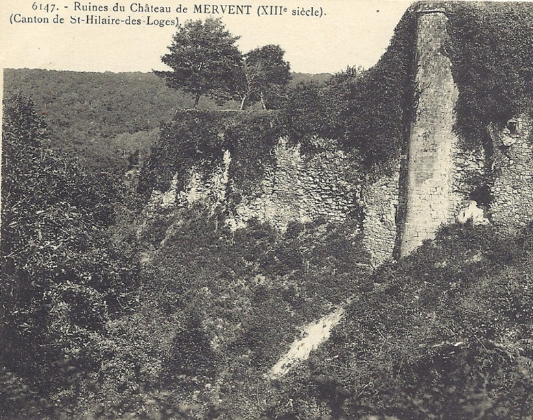 Ruines du Château de Mervent