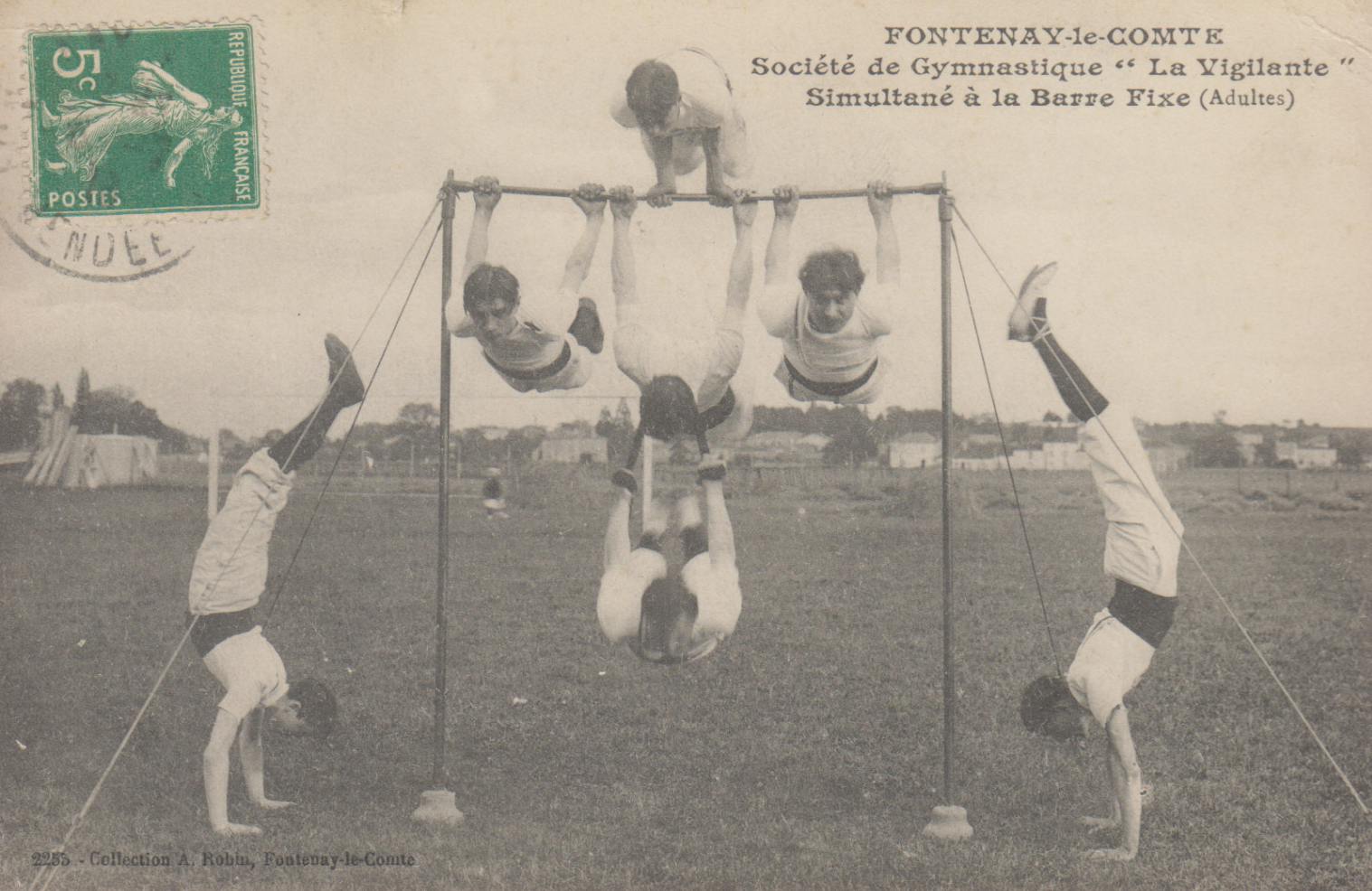 Société de Gymnastique La Vigilante-Simultané à la Barre Fixe