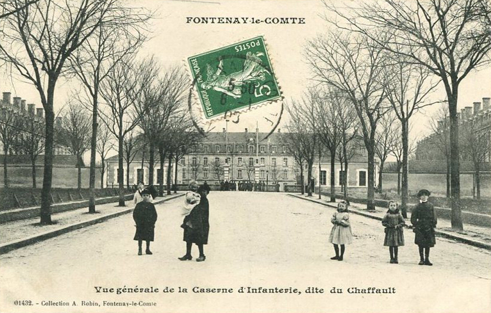 Vue générale de la Caserne d'Infanterie dite du Chaffault